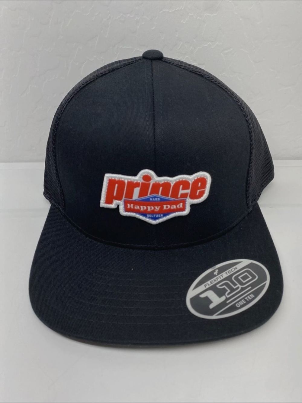 Prince x Happy Dad Seltzer Nelk Boys Full Send Tennis Black Trucker Hat